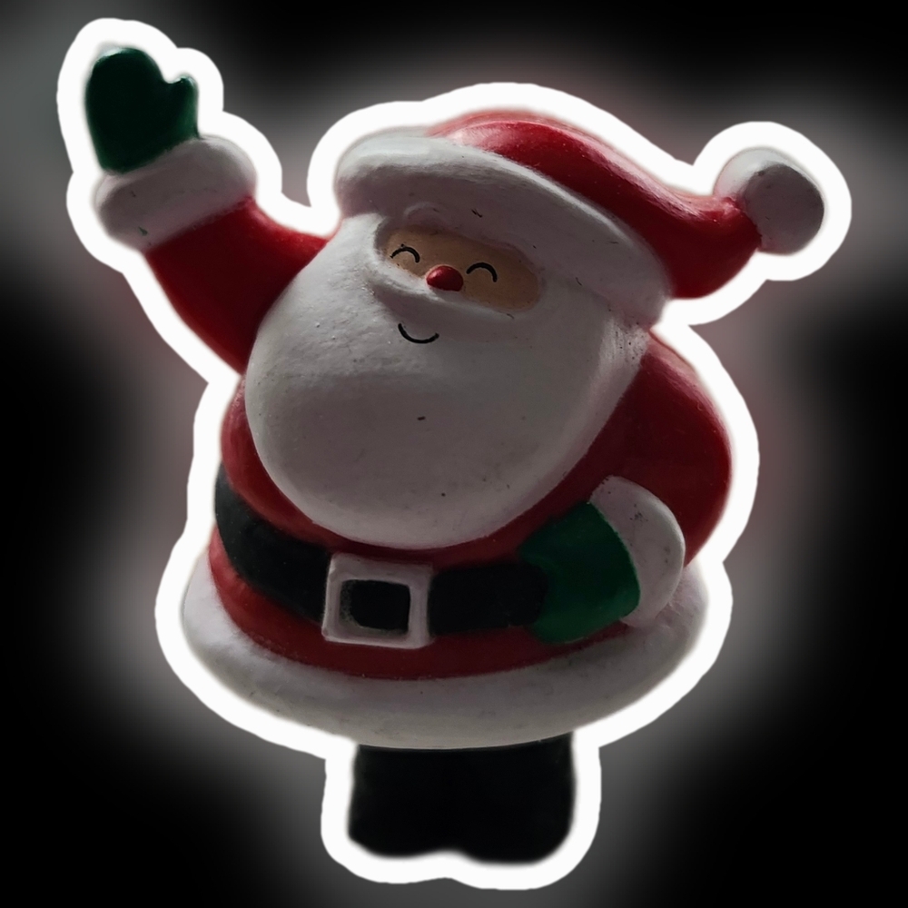 Hallmark Santa Claus Wearable Moving Pin 1988